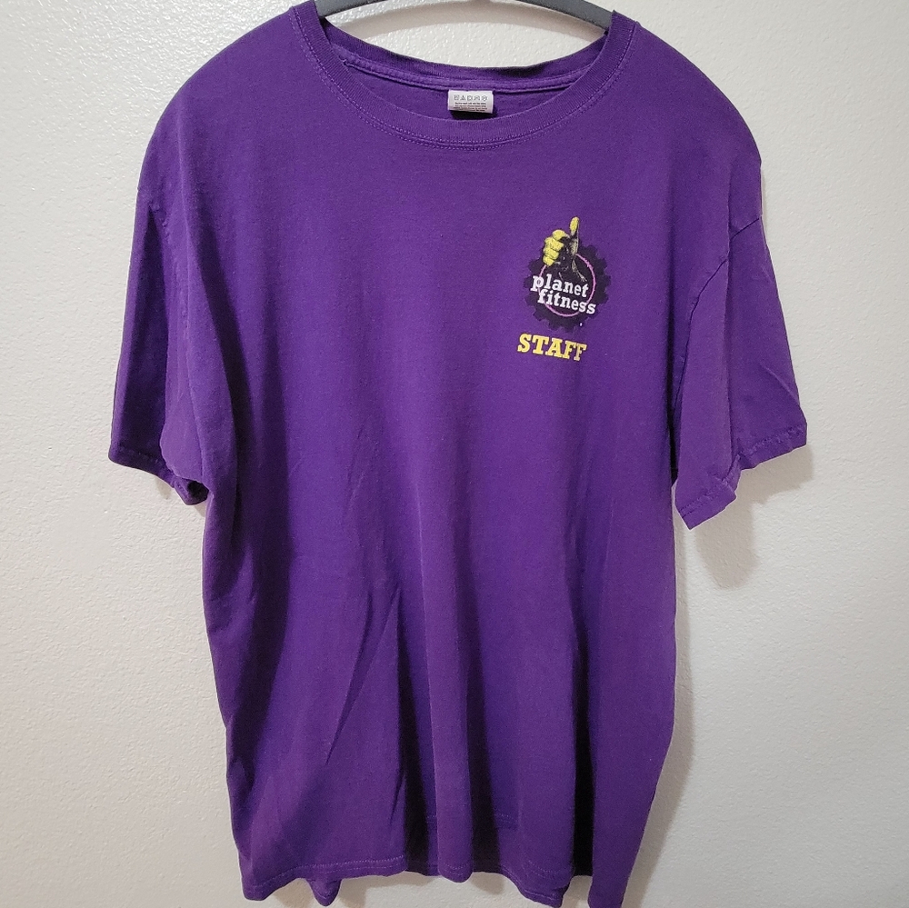 Purple Planet Fitness Staff Shirt